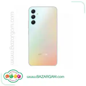 گوشی موبایل سامسونگ مدل Galaxy A34 5G دو سیم کارت ظرفیت 128 گیگابایت و رم 8 گیگابایت نقره ای