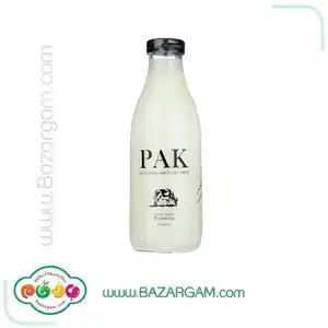 شیر پرچرب سنتی و تازه شیشه پاک 1000 گرمی