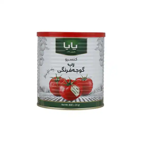 رب گوجه فرنگی 800 گرمی پایا