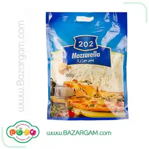 پنیر پیتزا �موزارلا 202 بسته 1 کیلوگرمی