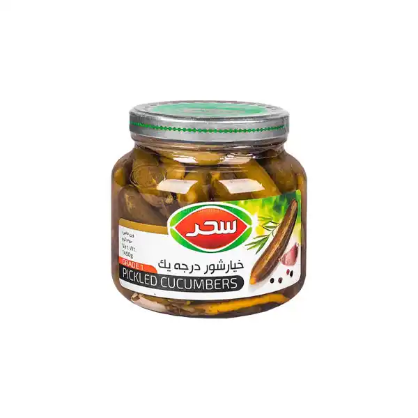 خیارشور درجه یک 1450 گرمی سحر