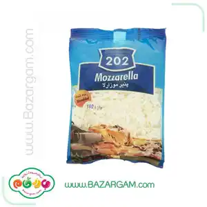 پنیر پیتزا موزارلا 202 بسته 180 گرمی