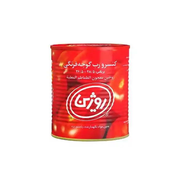 رب گوجه فرنگی روژین 800 گرمی