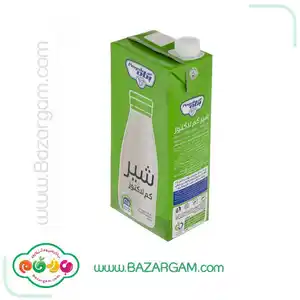 شیر کم لاکتوز پاکتی پگاه 1 لیتری