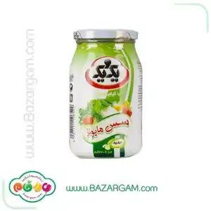 سس مایونز کاهش یافته شیشه ای یک و یک 440 گرمی