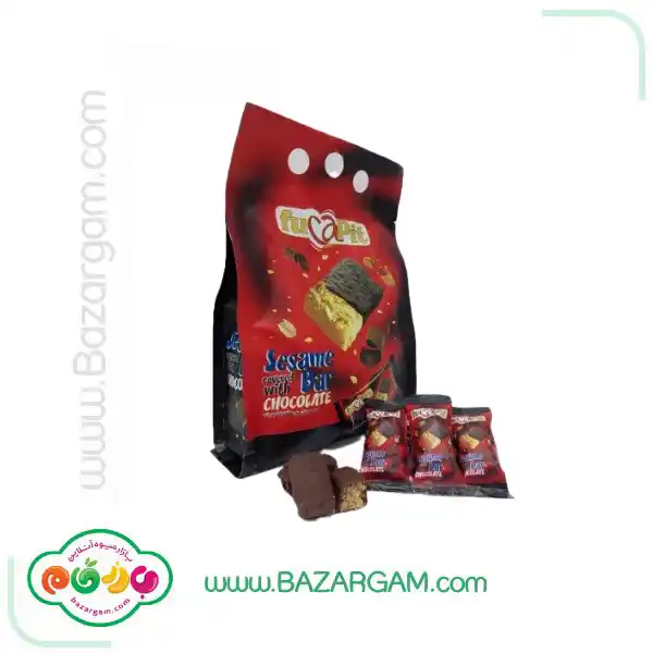 شکلات کنجدی کاکائویی آب حیات 450 گرمی