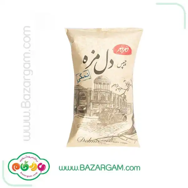 چیپس سنتی دل مزه نمکی مزمز 90 گرمی