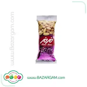 بادام زمینی سرکه ای متوسط مزمز 35 گرمی