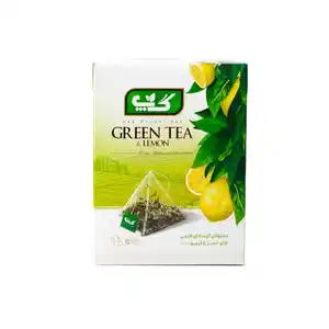 دمنوش چای سبز و لیمو گپ 12 عددی