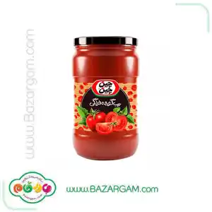رب گوجه فرنگی شیشه چین چین 700 گرمی