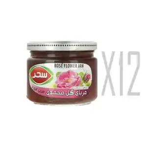 مربا گل محمدی سحر 400 گرمی عمده